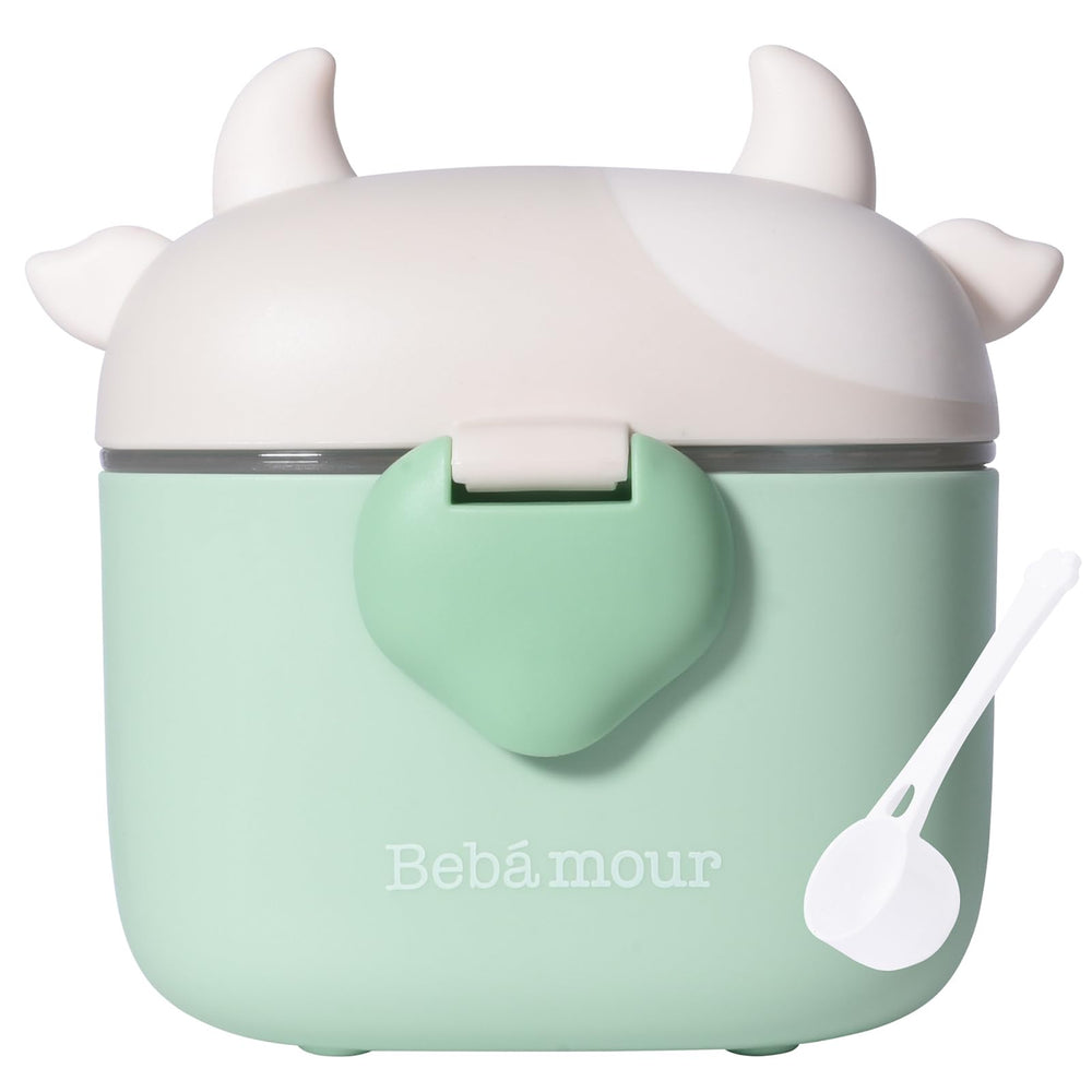Bebamour baby formula dispenser lid seal ensures airtight travel protection.