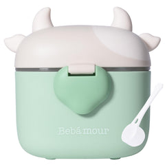 Bebamour baby formula dispenser lid seal ensures airtight travel protection.