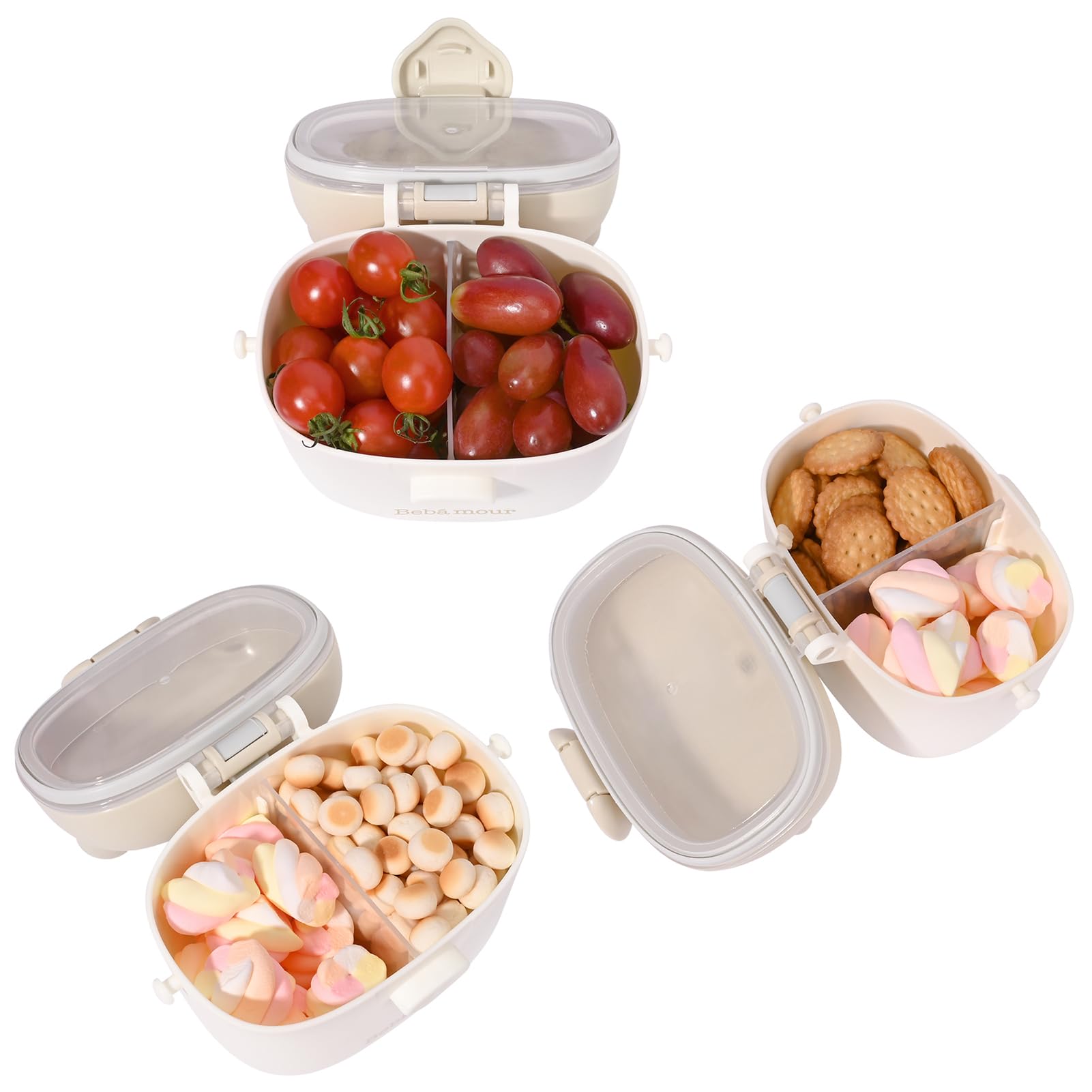Bebamour Coffee Cow snack box strap-ready design makes on the go snacking easy