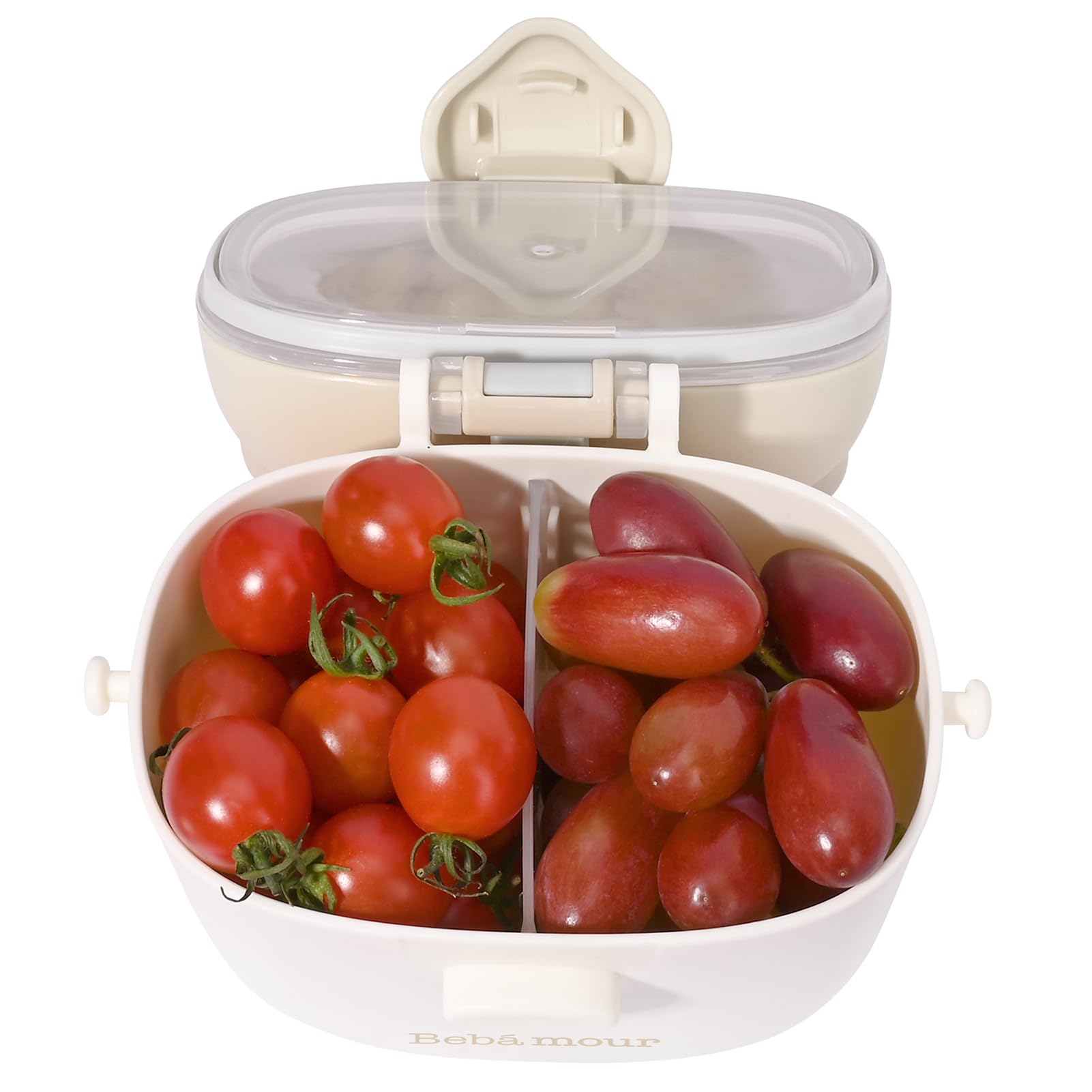 Bebamour Coffee Cow snack box easy to carry with adjustable strap