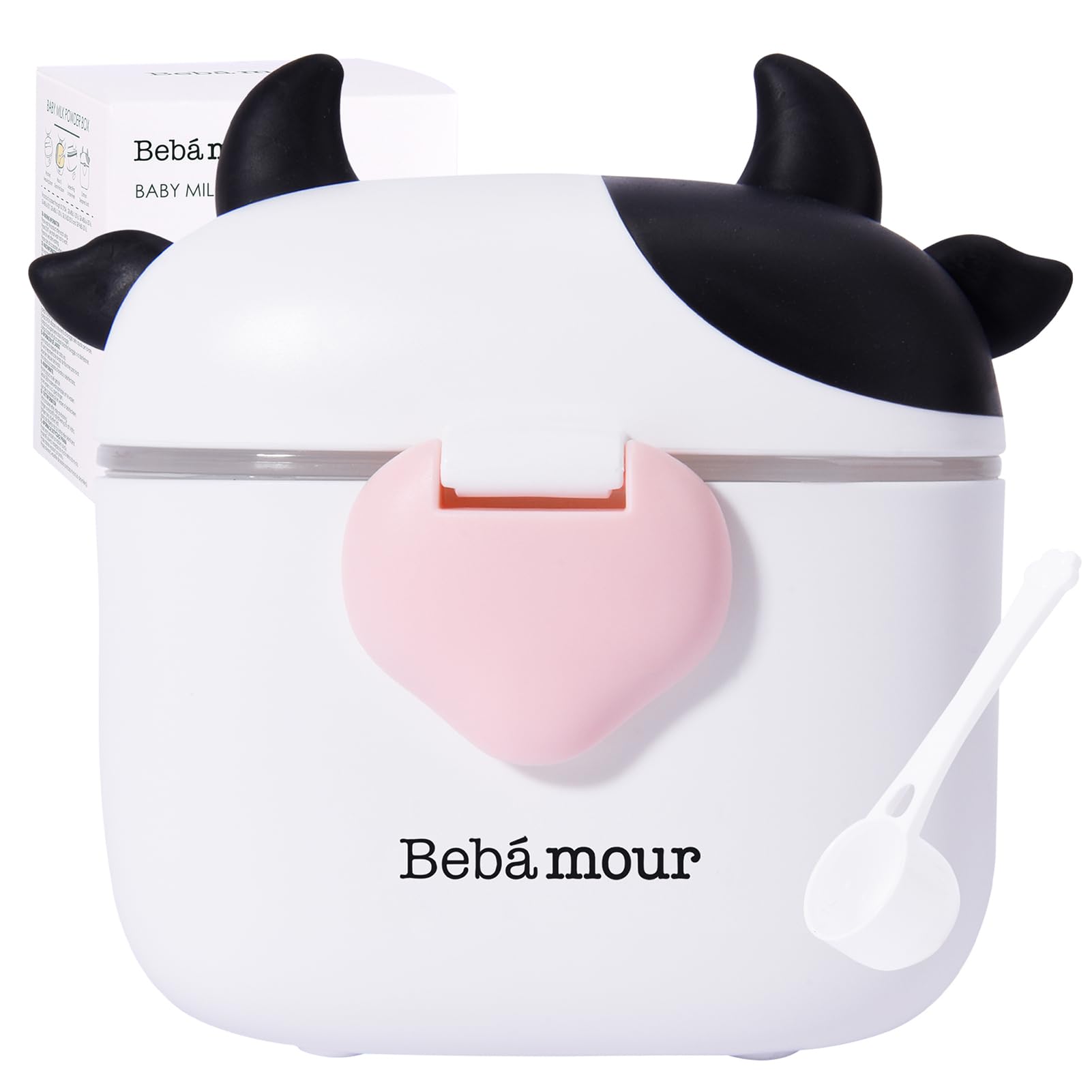 Bebamour fruit snack container doubles as a compact on-the-go storage solution.