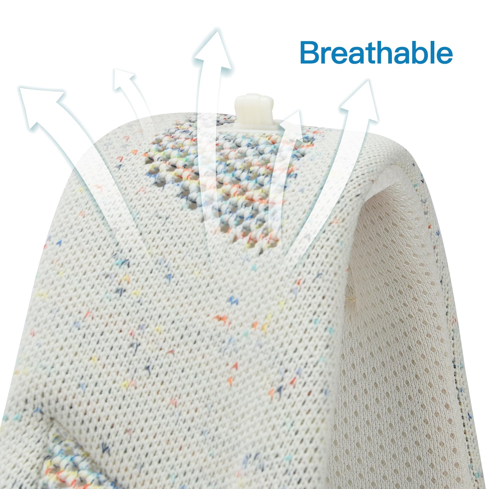 Bebamour Knit Baby Carrier cream soft-knit fabric for everyday comfort