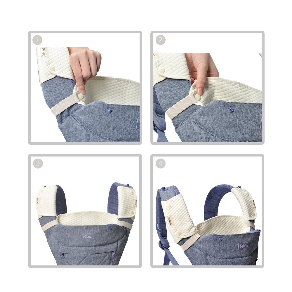 Bebamour large carrier pad offers generous protection during teething