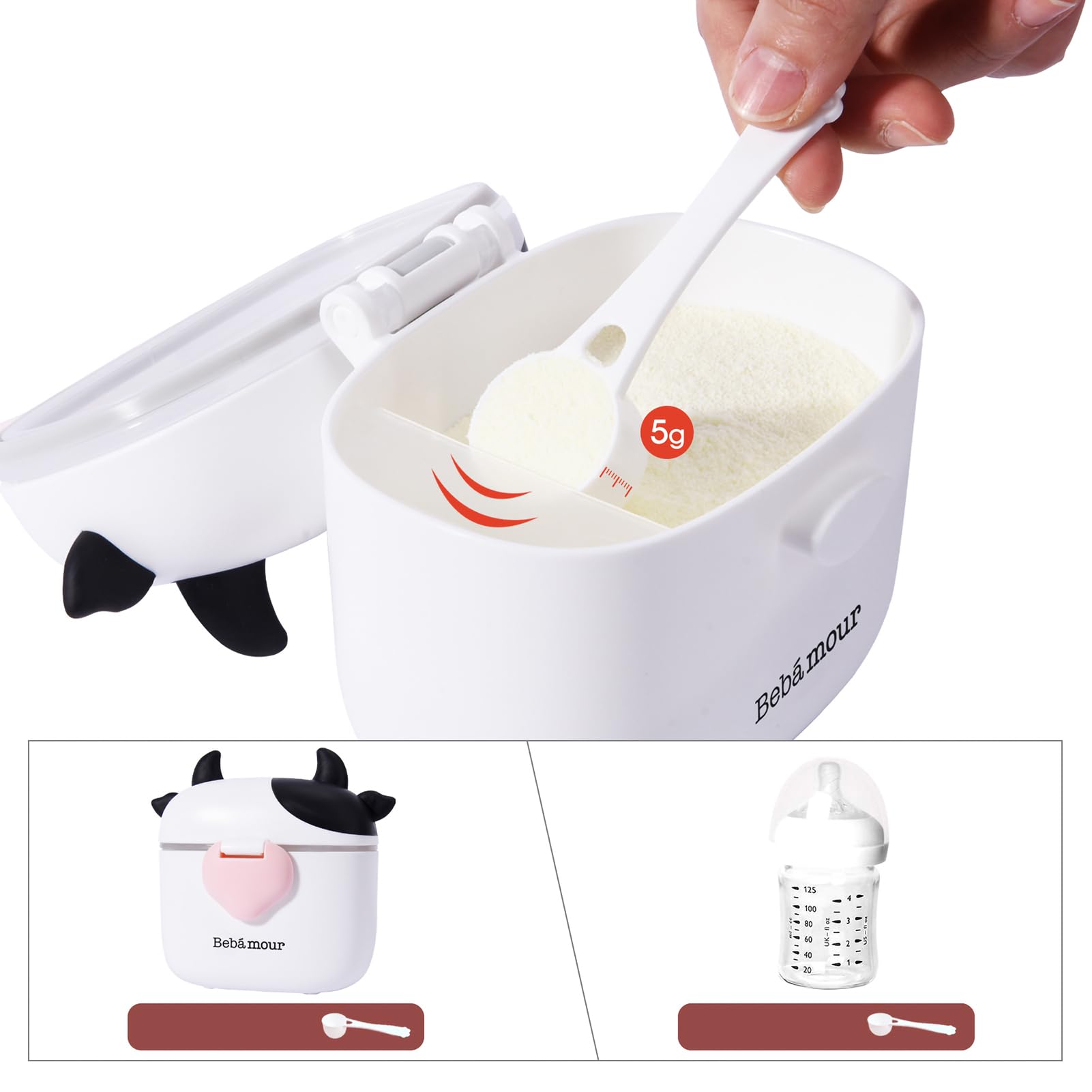 Bebamour sealed lid with soft rubber tentacles for secure sealing.