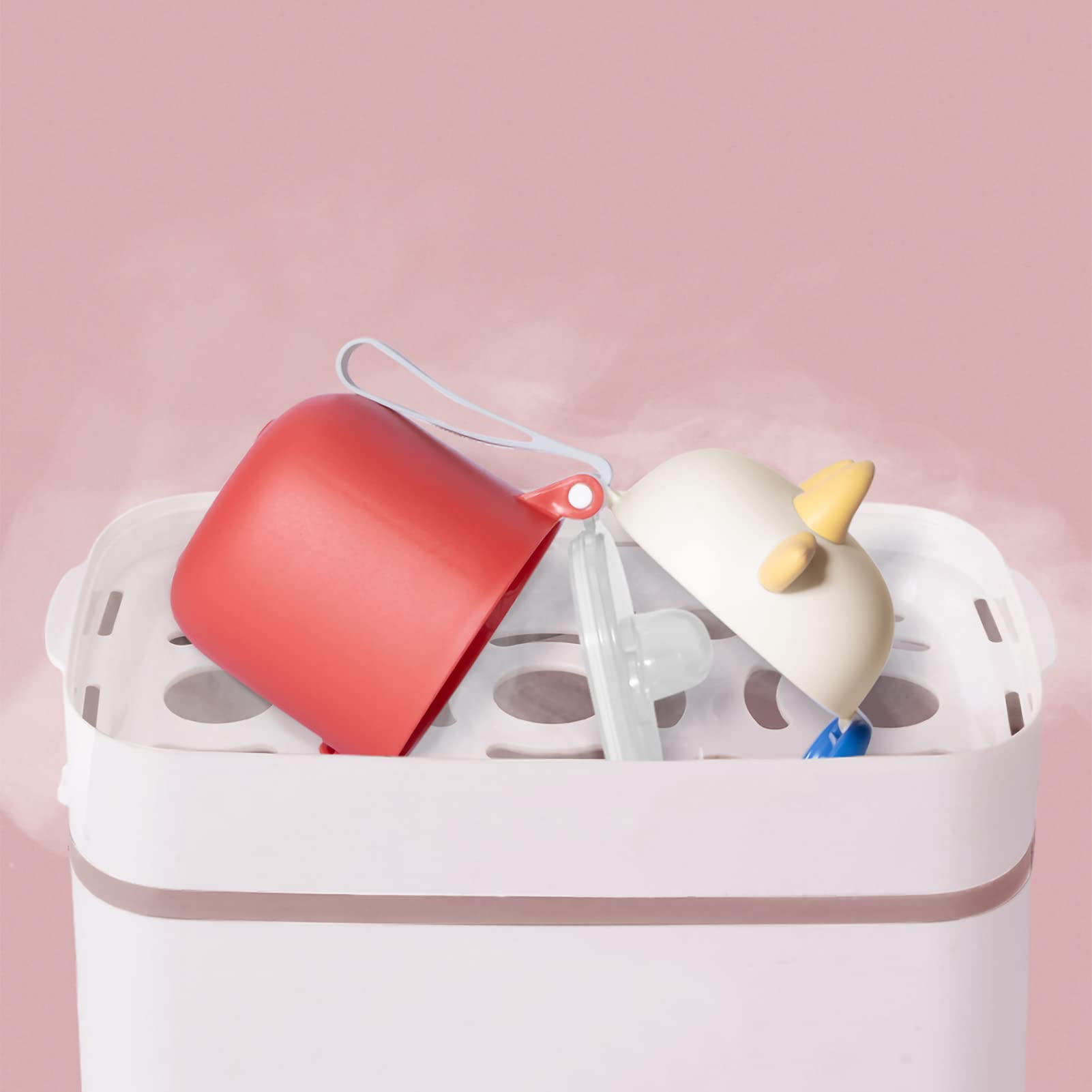 Bebamour snack container doubles for fruit and travel snacks.