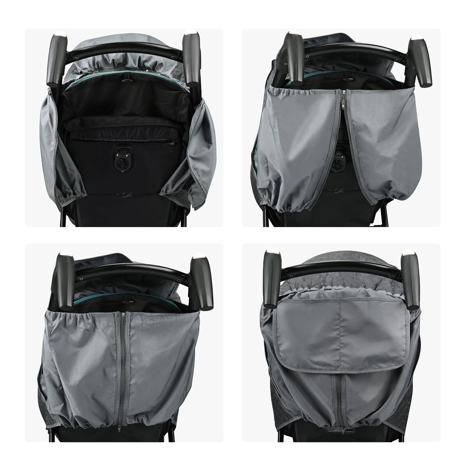 Bebamour sun shield curtain protects baby from direct sunlight.