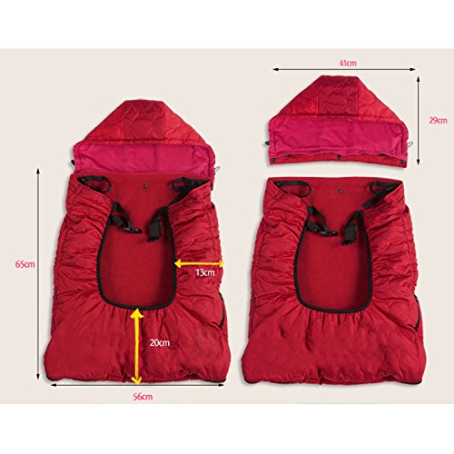 bebamour winter cover carrier compatibility with front and backpack models