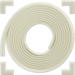 Bébé Earth edge protector on a straight table edge for safer playspaces.