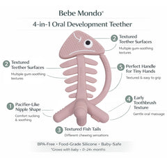 Bebe Mondo head texture detail highlights safe silicone material.