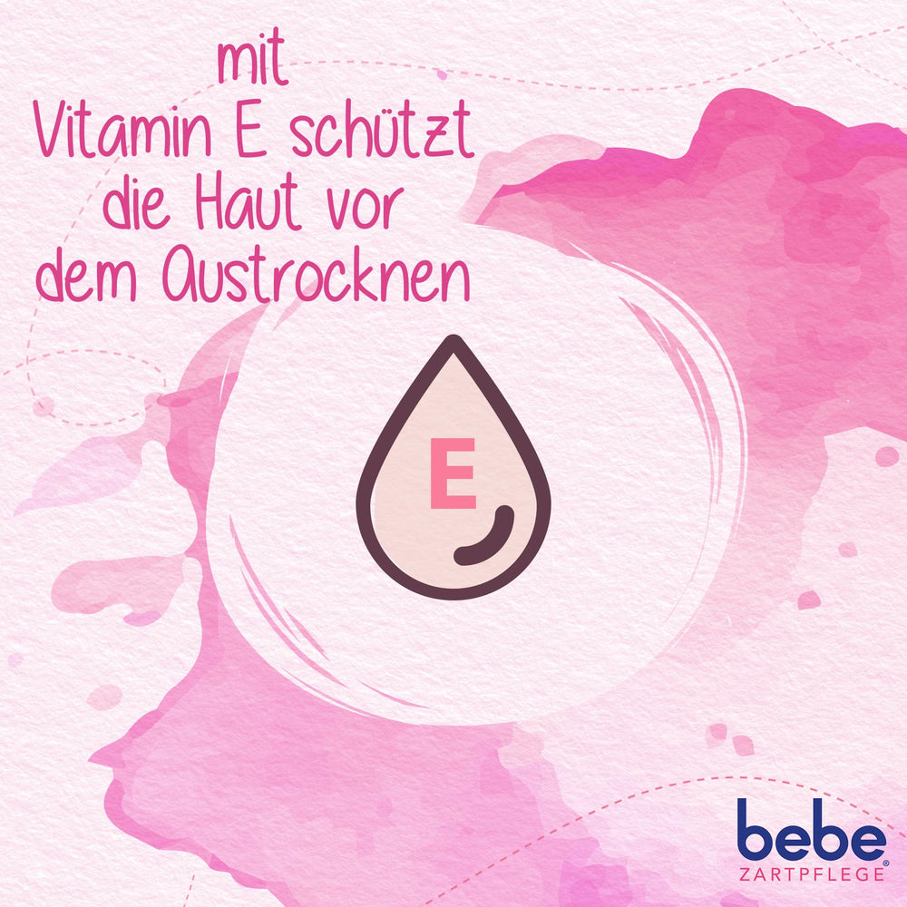 Applying Bebe Zartcreme with a gentle touch to soothe tiny hands.