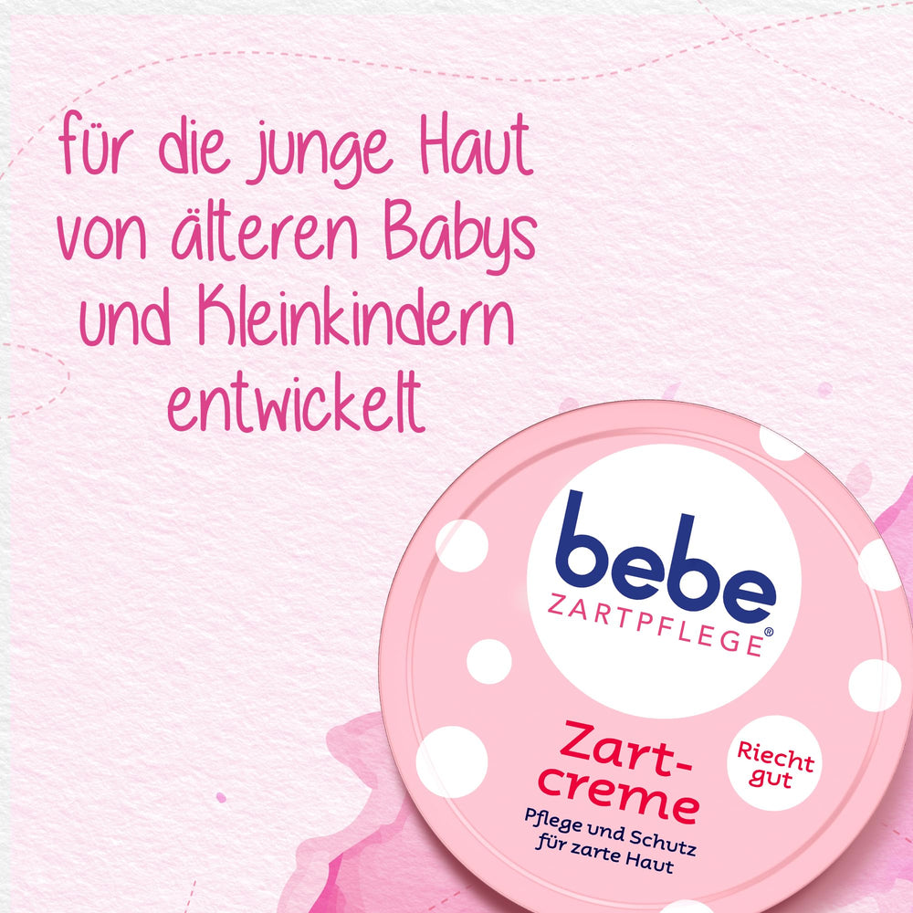 Germany-made Bebe Zartcreme reflects trusted baby care heritage.