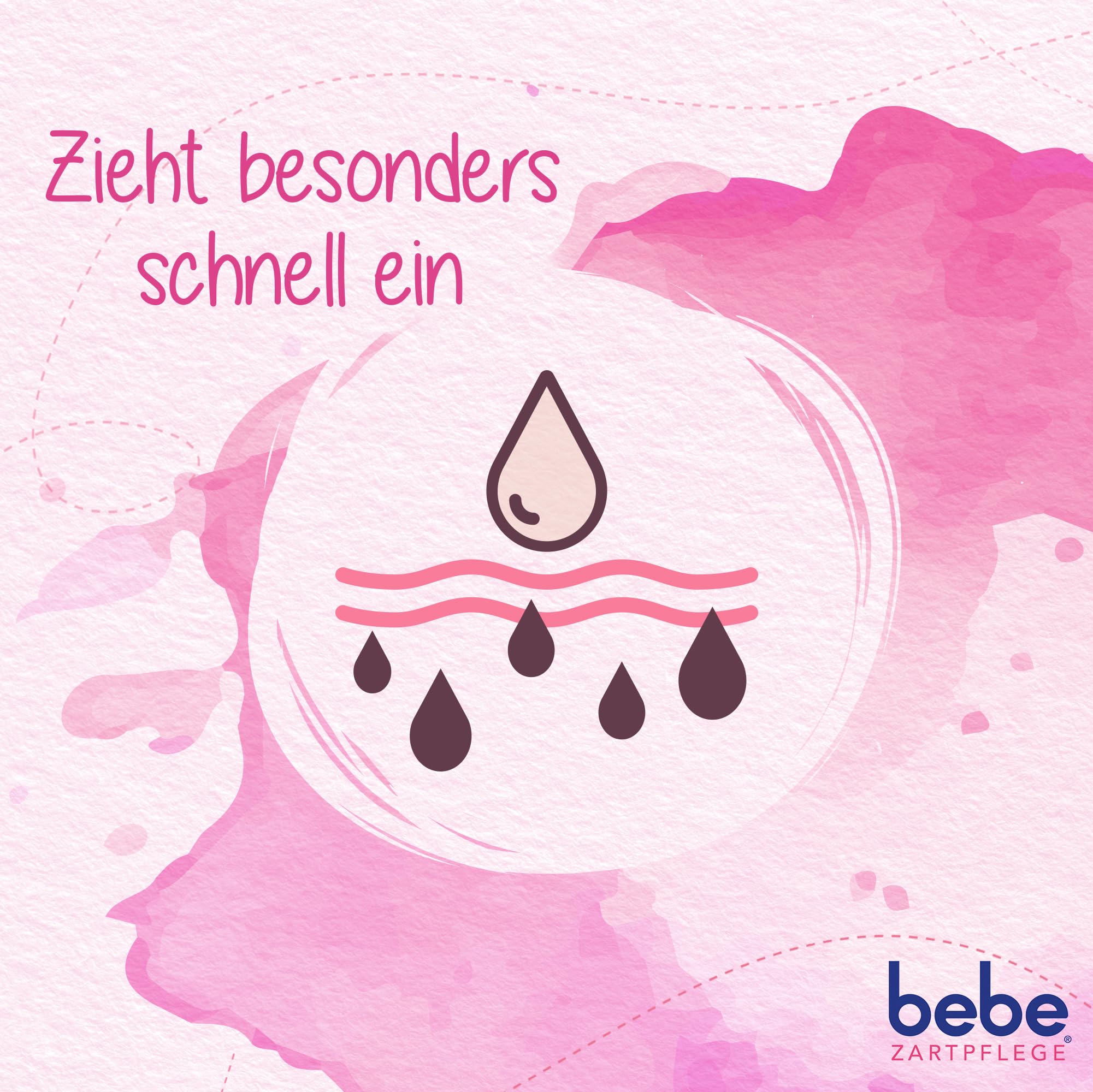 Bebe Zartcreme Vitamin A and E enriched formula supports skin comfort.