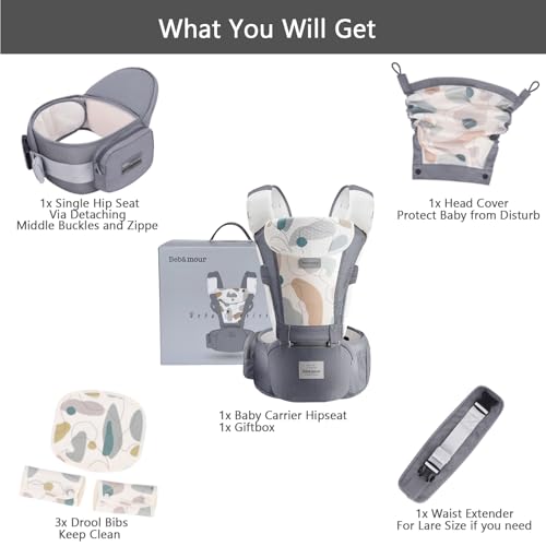 bebamour baby carrier back carry provides hands free mobility for caregivers