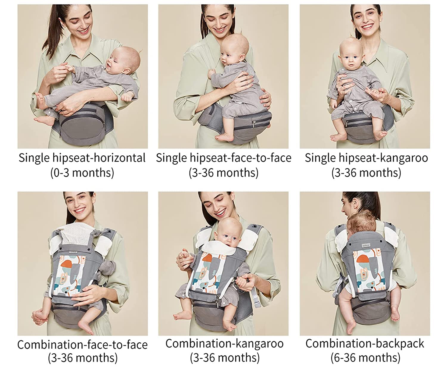 bebamour detachable pouch keeps small items within easy reach