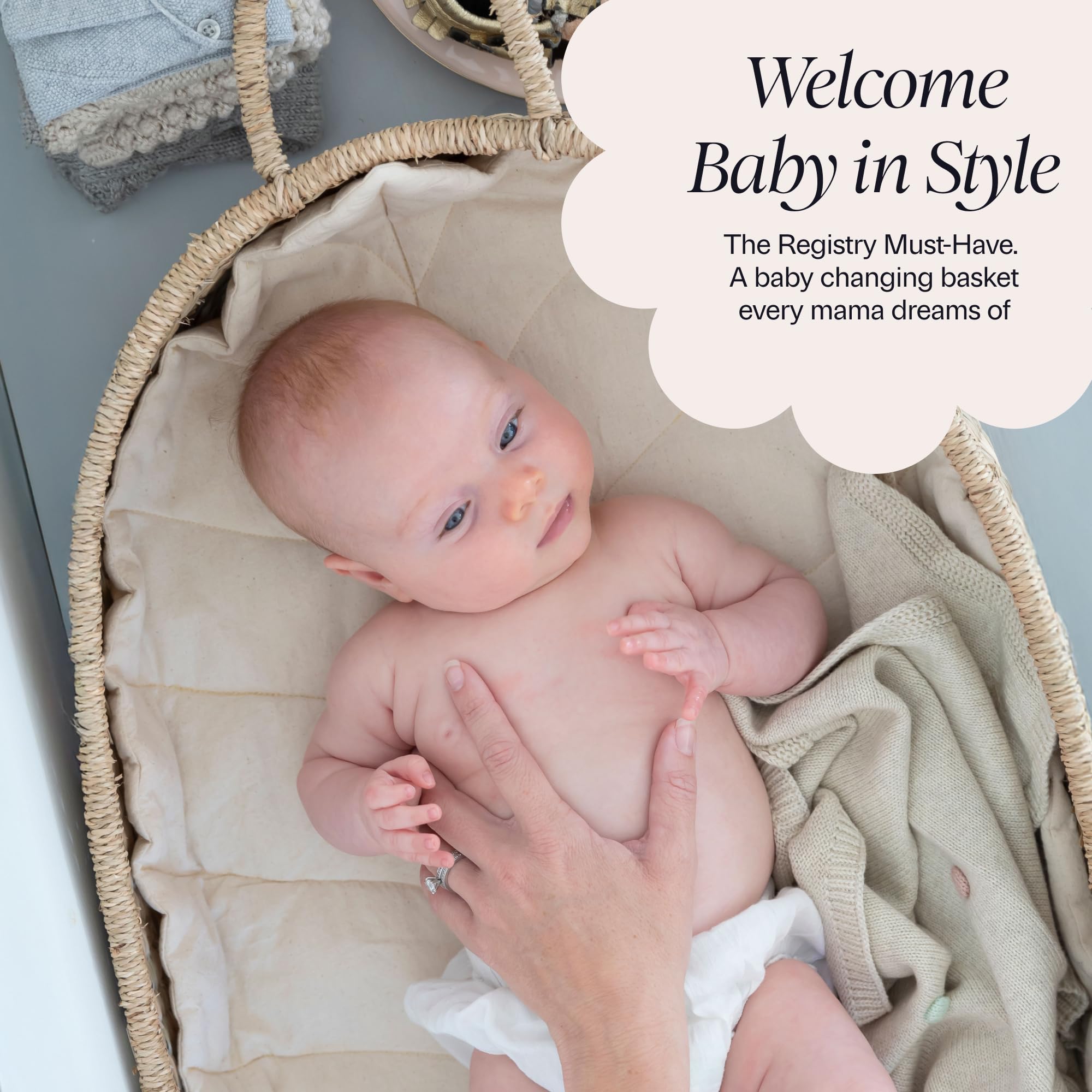 BEBE BASK safety-certified design meets nursery standards for peace of mind.