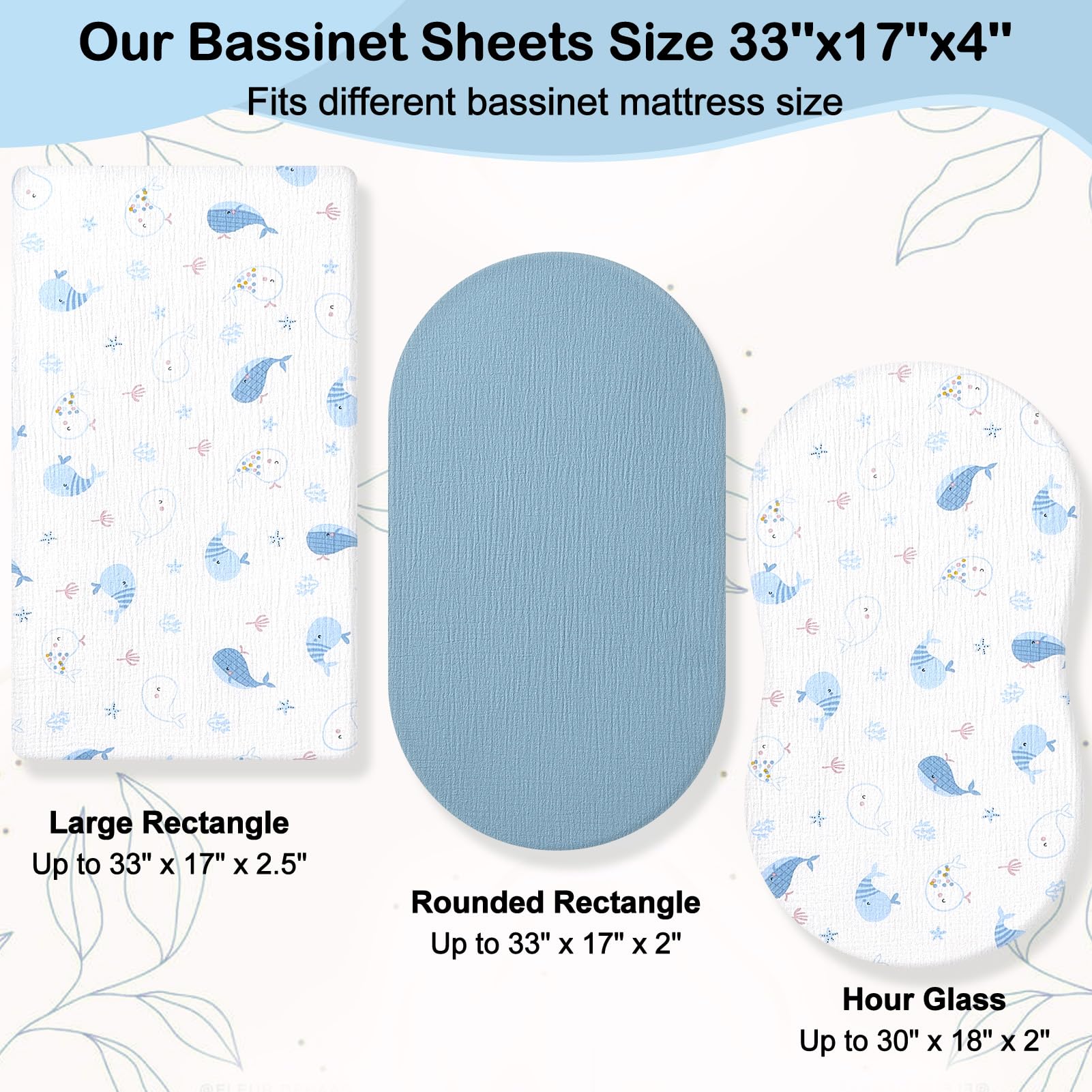 BeBeJoJo 2-pack design offers convenient replacements for clean sheets.