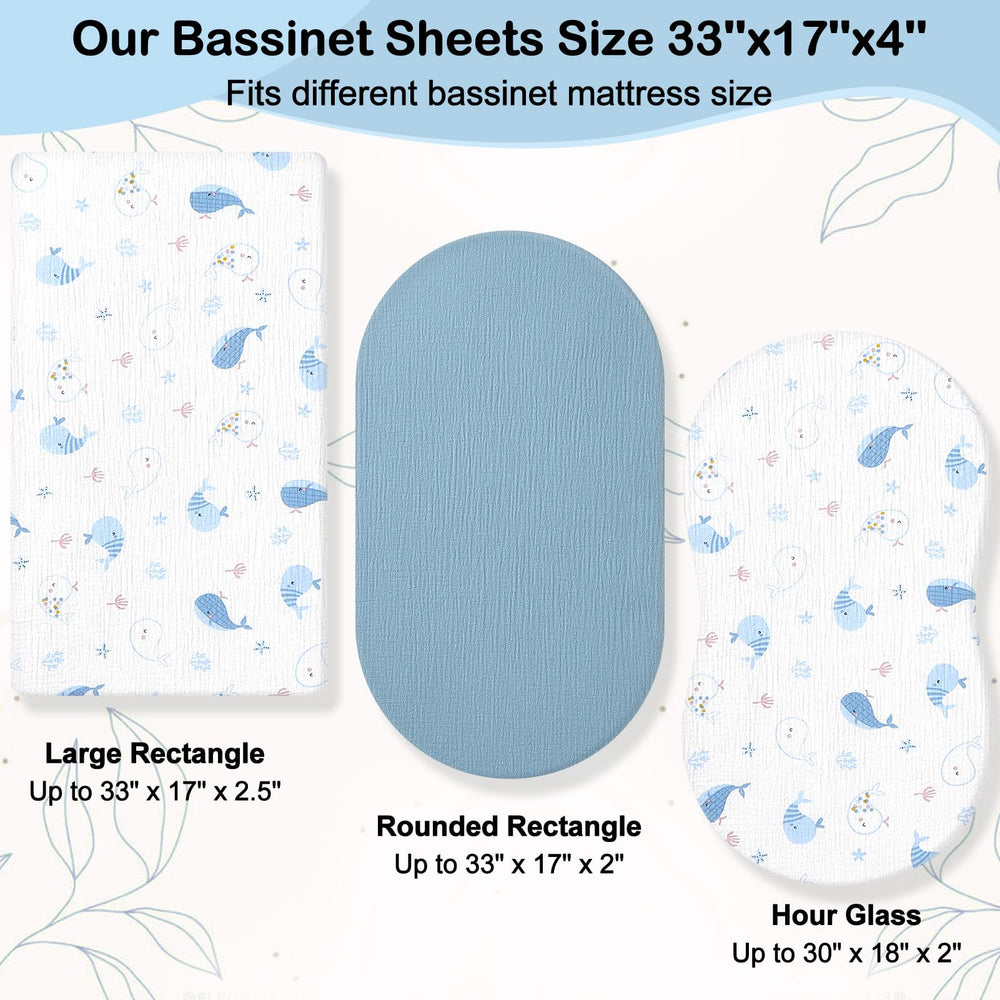 BeBeJoJo 2-pack design offers convenient replacements for clean sheets.