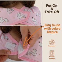 Bebechi bib ready for travel and outdoor meals