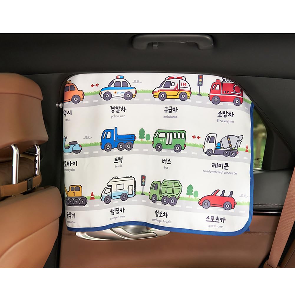 bebedeco easy-magnetic attachment sunshade installs in seconds without tools
