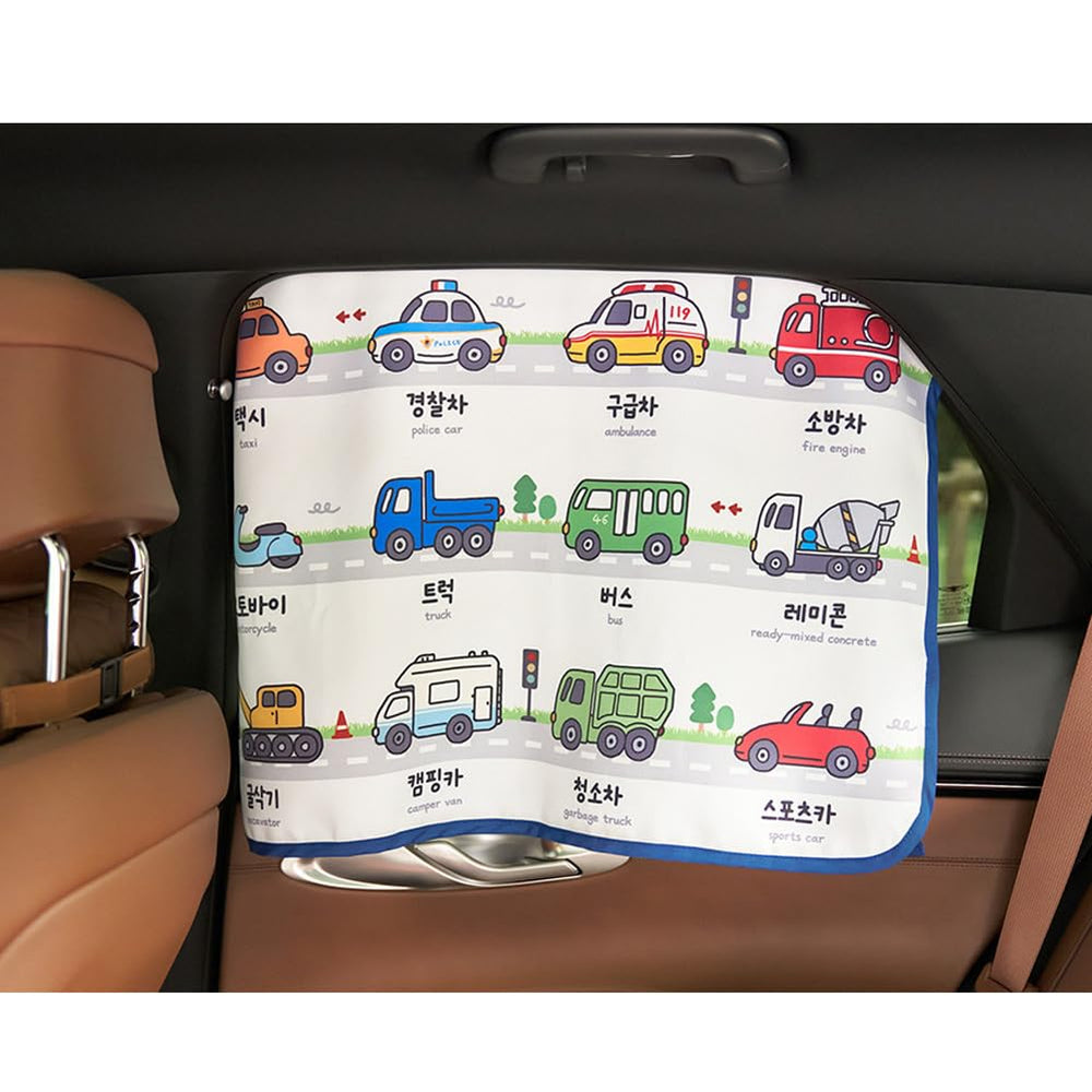 bebedeco easy-magnetic attachment sunshade installs in seconds without tools