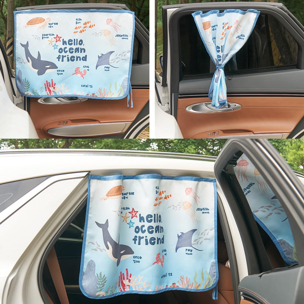 bebedeco Ocean Friends design adds a friendly look to your car