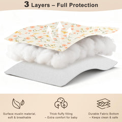 BeBeJoJo cover open to reveal storage pocket, phone pouch, and toy loops