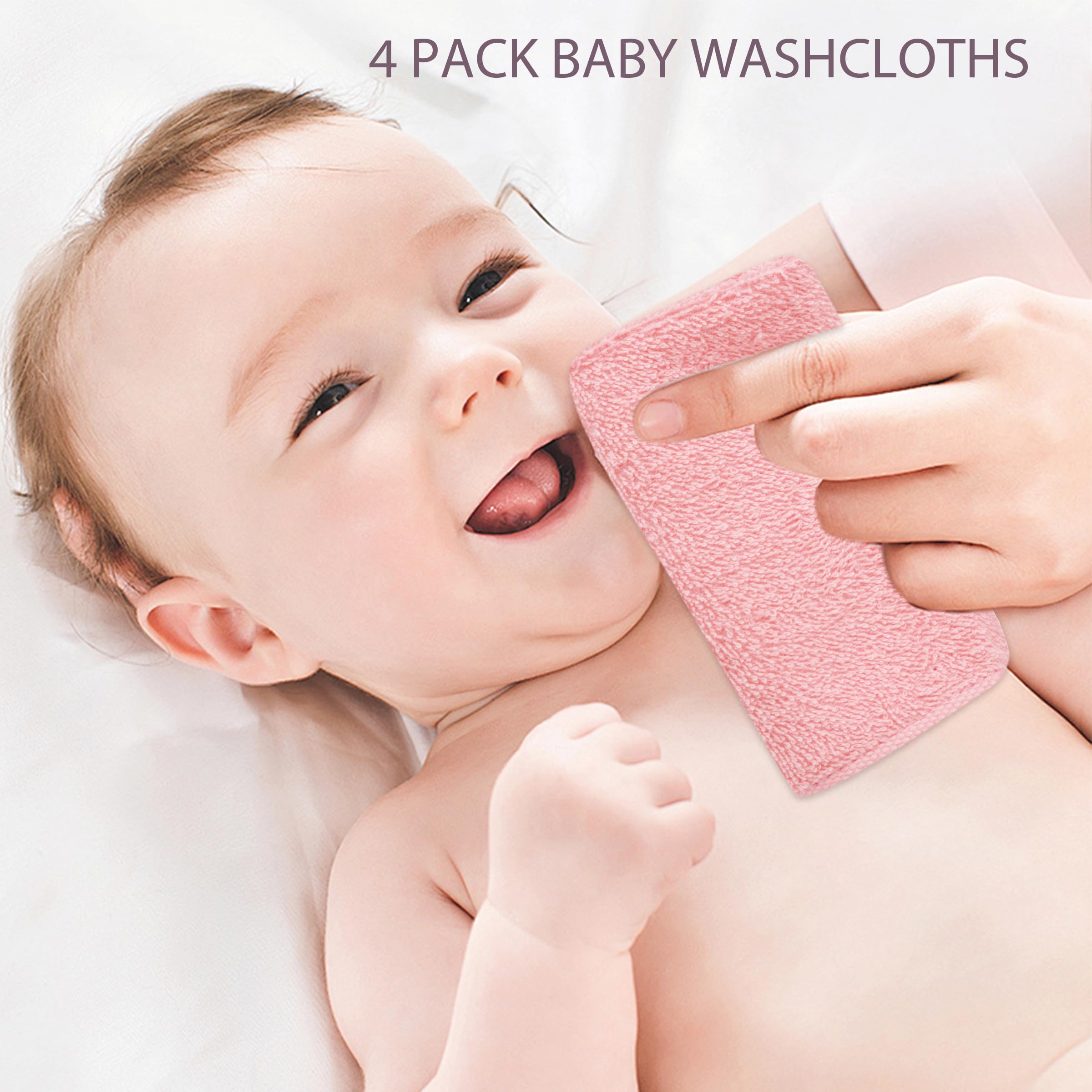 BEBE FAVOUR multi-use washcloths for face, hands, burp cloths and more