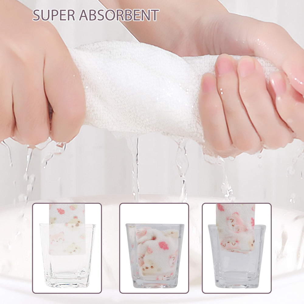 BEBE FAVOUR travel-friendly washcloths for on-the-go messes and quick cleanups