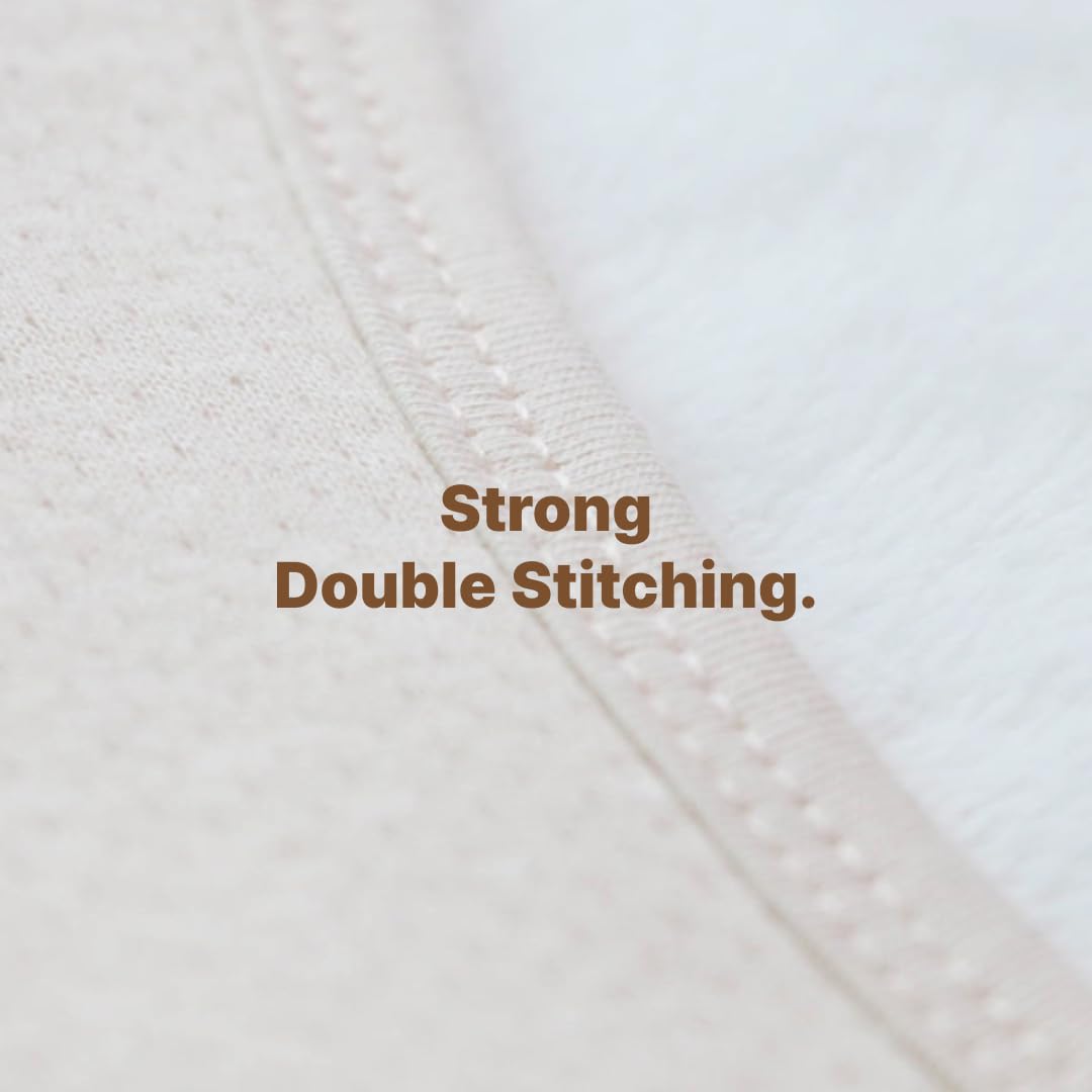 Bebegom butterfly sleep design swaddle helps minimize startle for restful sleep.