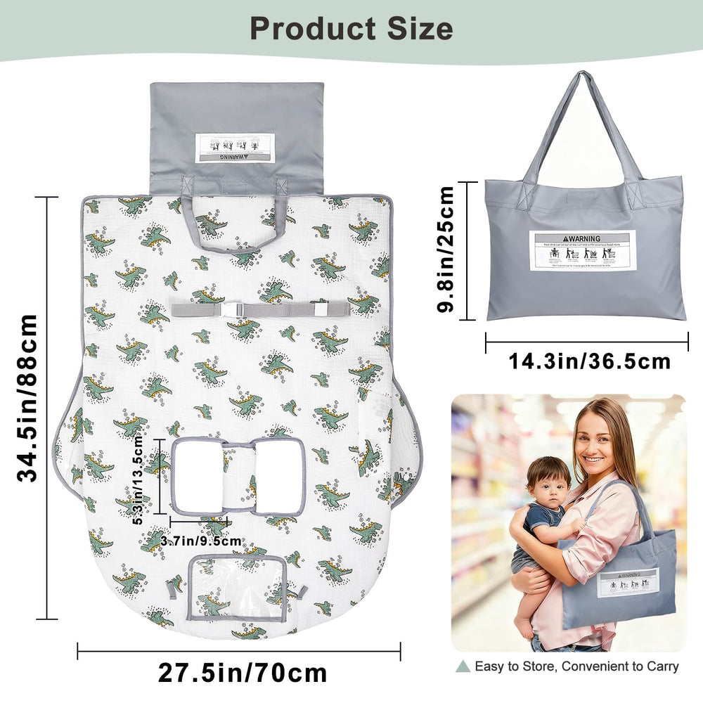 BeBeJoJo multipurpose cart cover suitable for carts and dining venues.