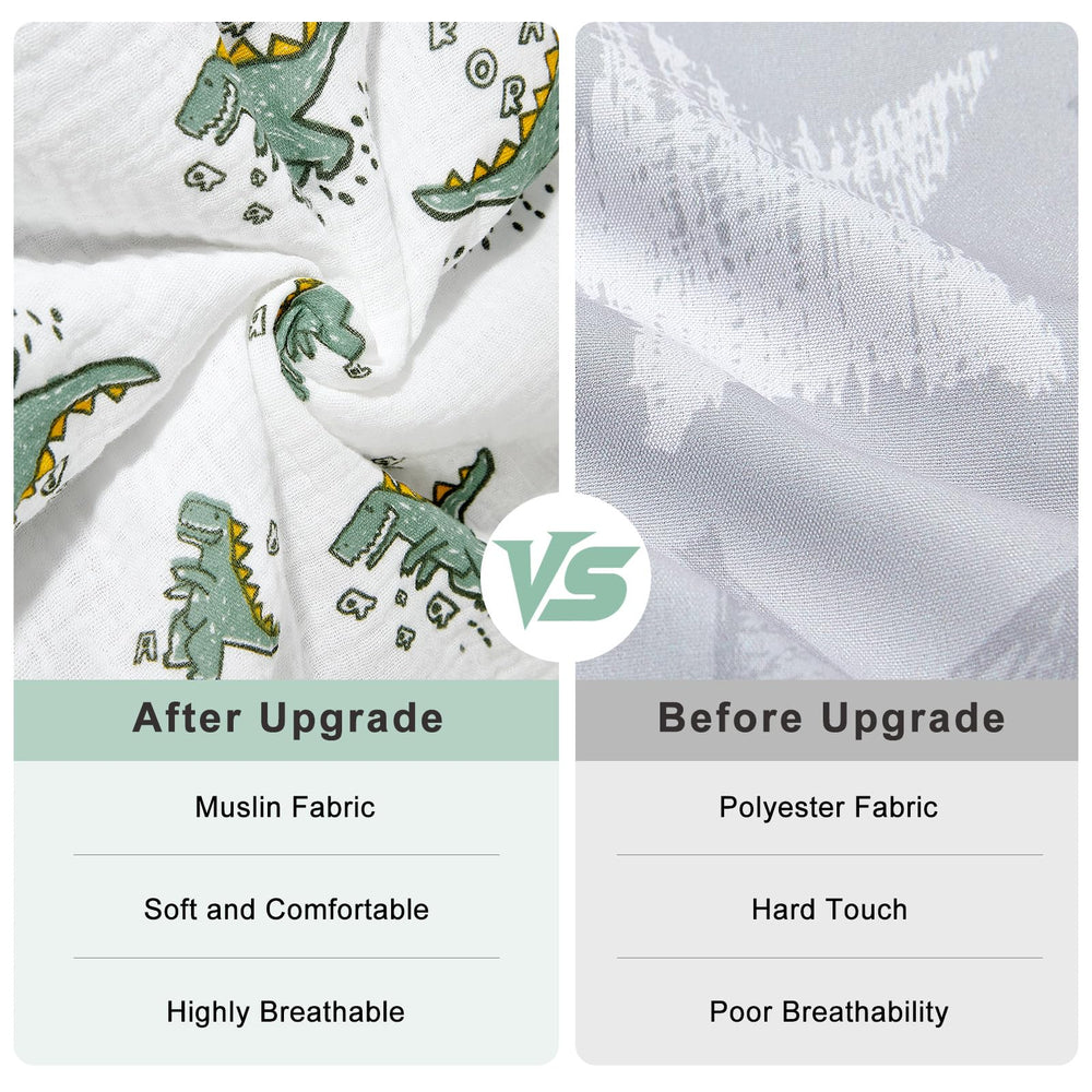 BeBeJoJo high chair cover with 360° protection for safe restaurant seating.