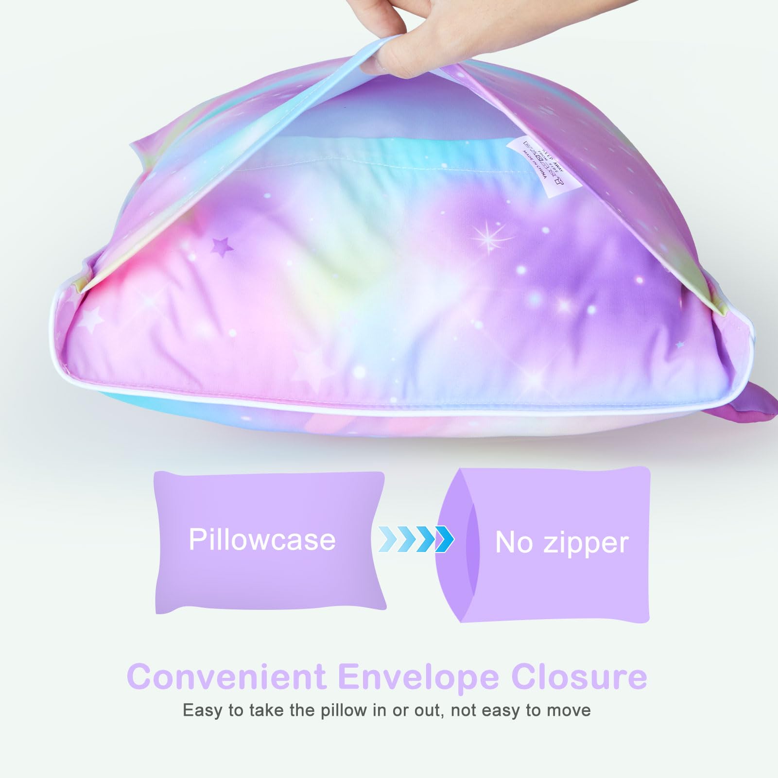 BeBeJoJo breathable polyester pillowcase stays cool and gentle on skin