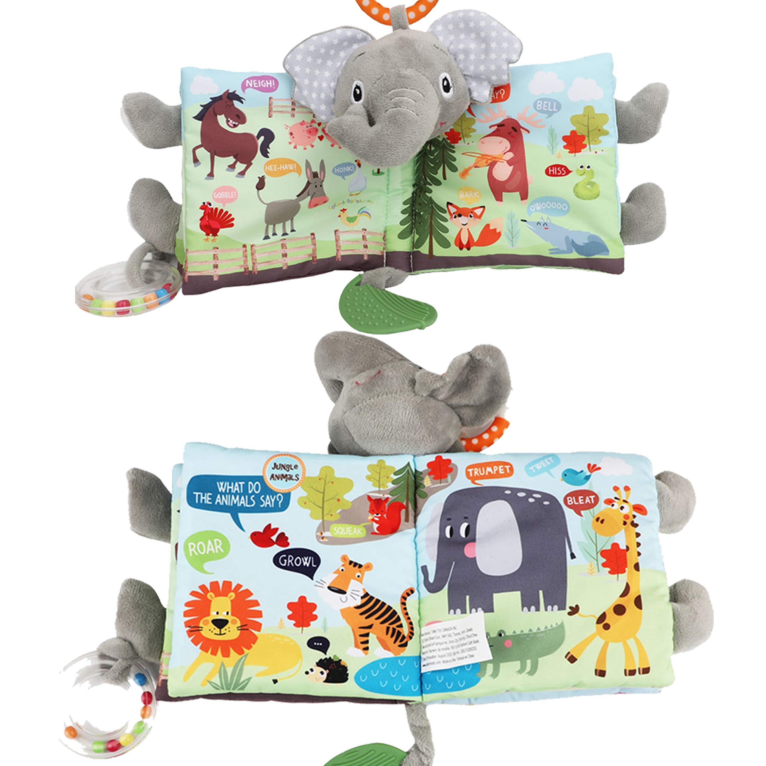 Bebe Mondo integrated teether ring keeps baby soothed on the go
