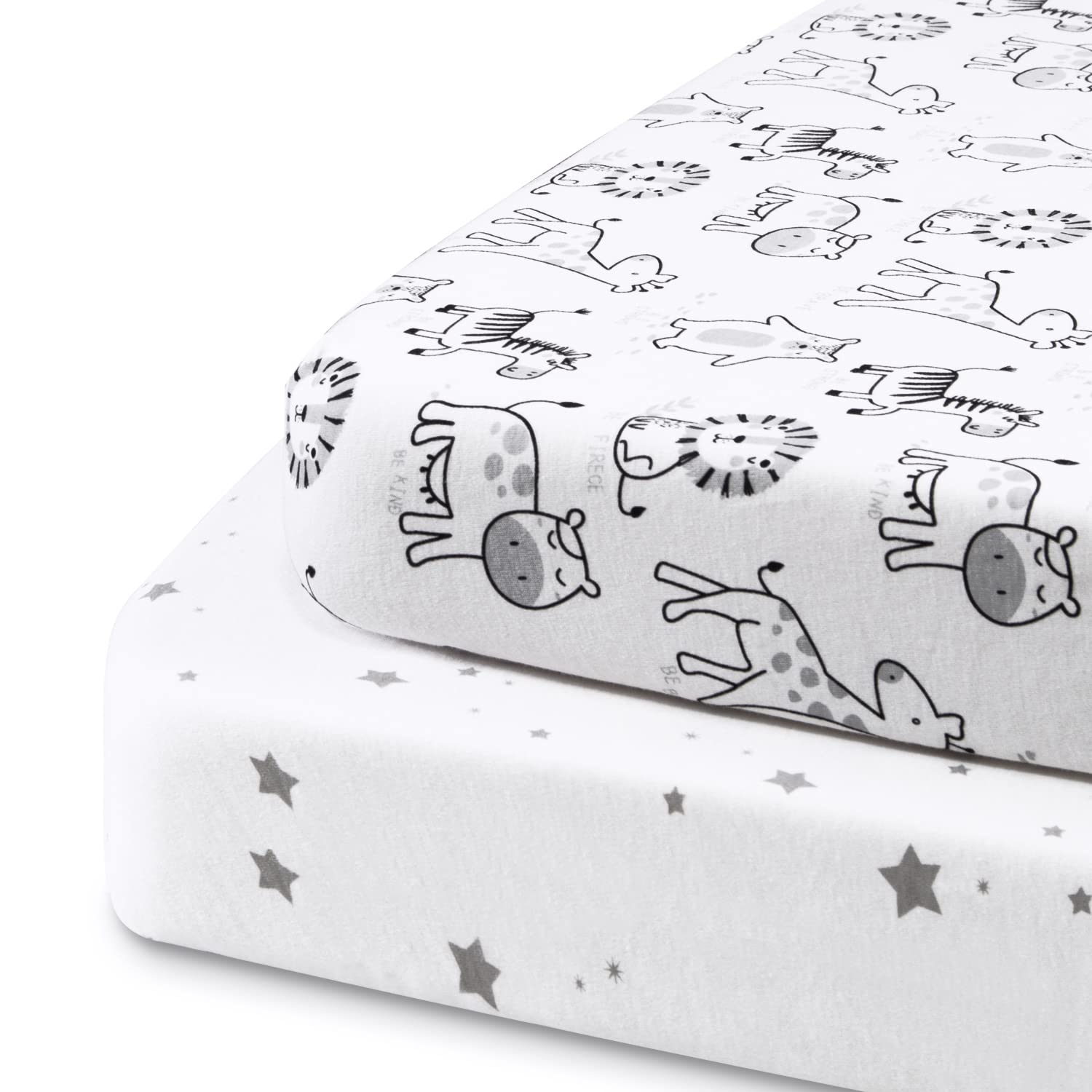 Beberoad Love bassinet sheet with oval fit and breathable cotton for baby comfort.
