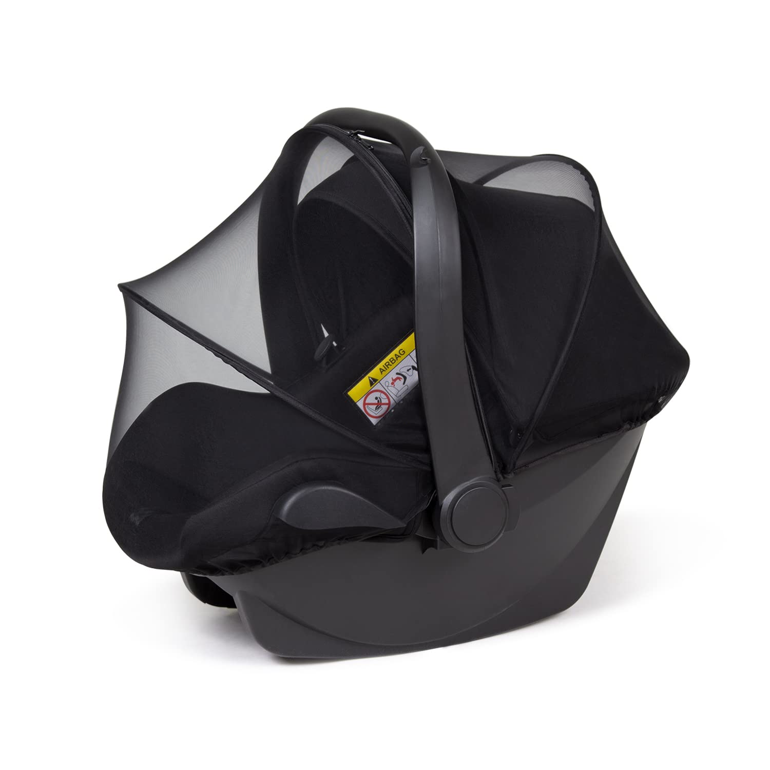 Beberoad Love mosquito net protects baby on car rides from insects