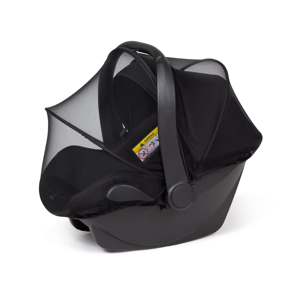 Beberoad Love mosquito net protects baby on car rides from insects