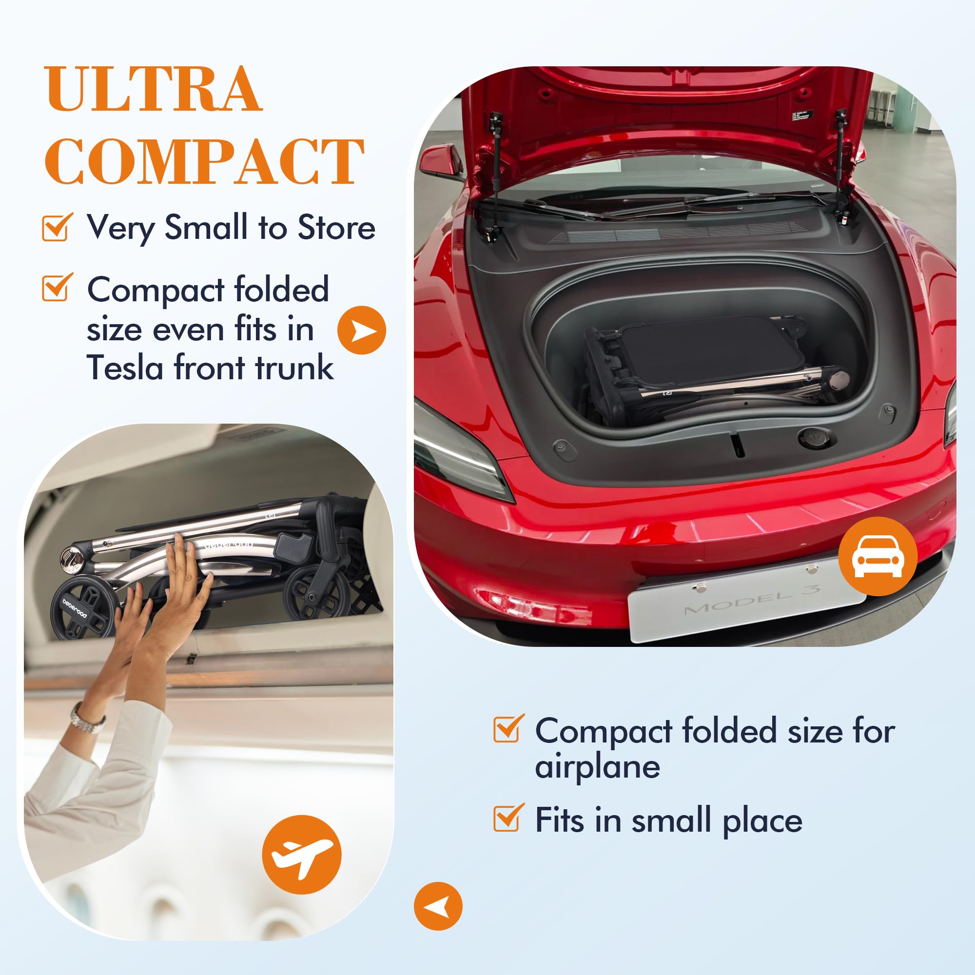 Beberoad Love R1 pillow and cup holder add travel comfort