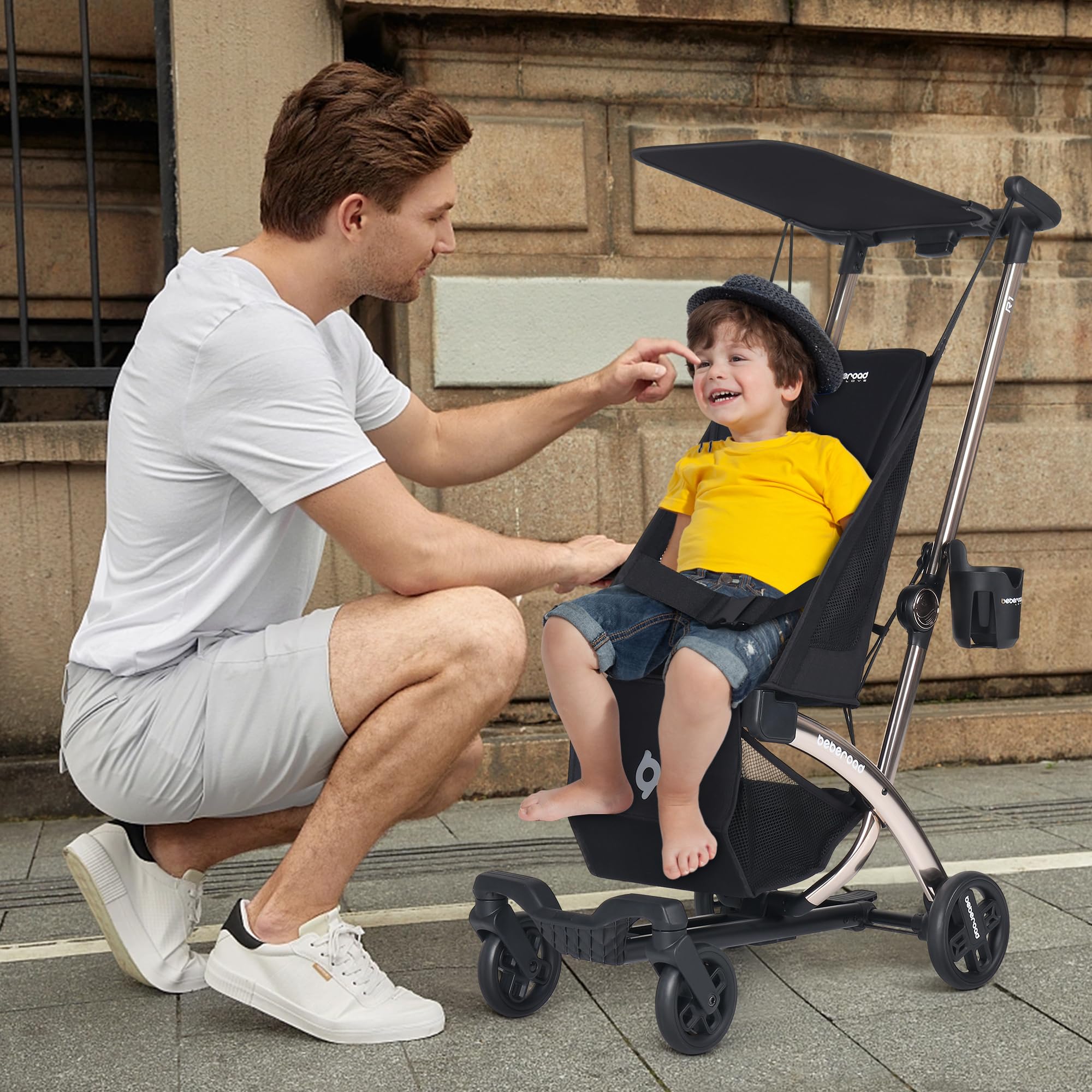 Beberoad Love R1 ultra-compact travel stroller fits overhead cabin