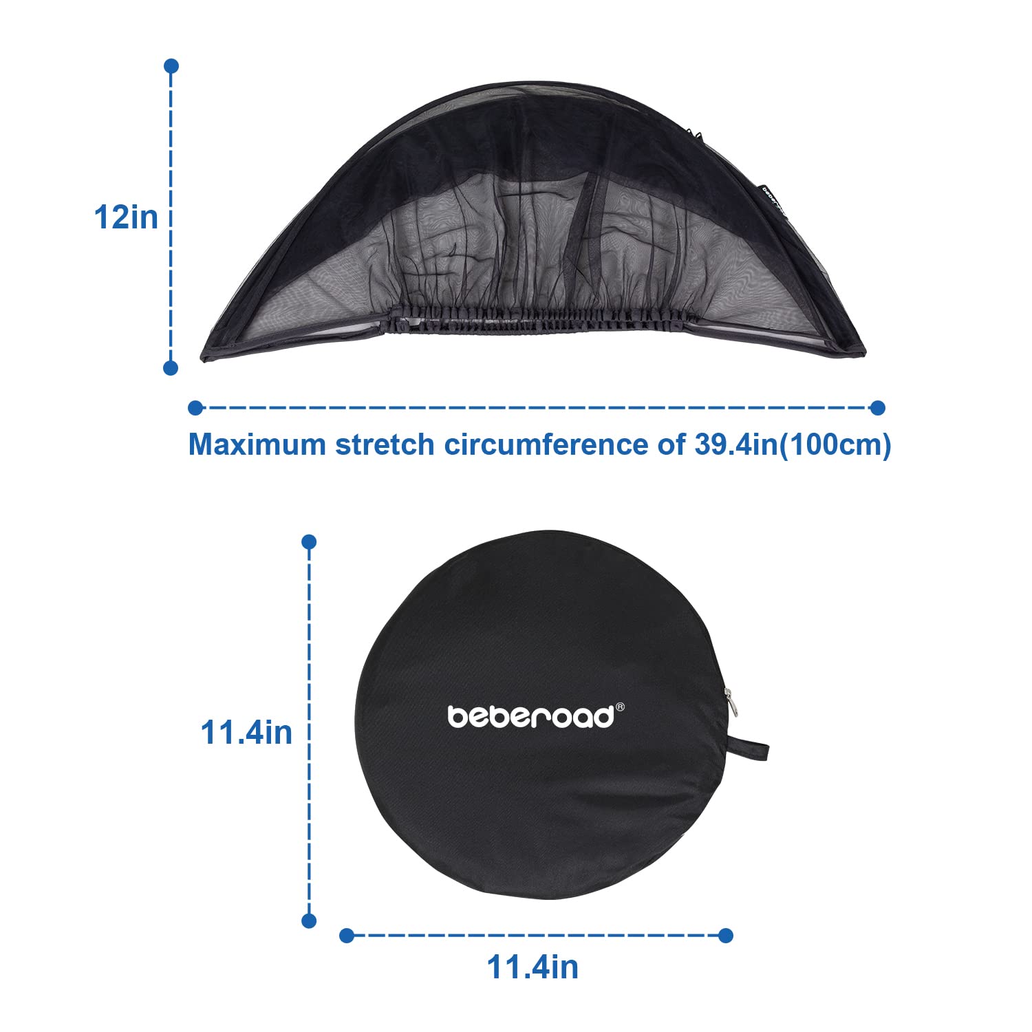 Beberoad Love storage bag included for tidy stowing when not in use