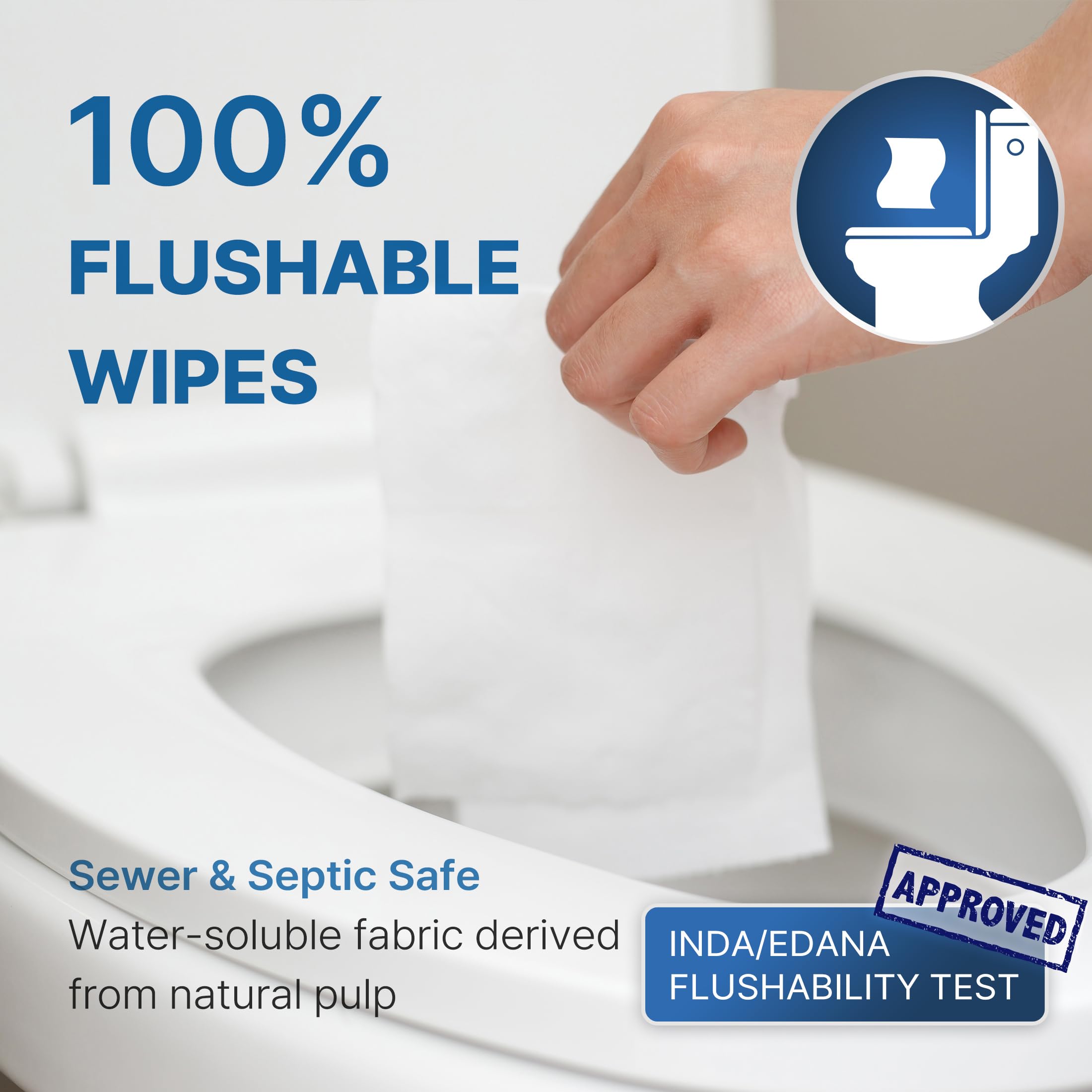 BEBESUP fragrance-free hypoallergenic wipes ideal for sensitive skin.