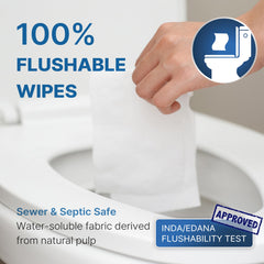 BEBESUP fragrance-free hypoallergenic wipes ideal for sensitive skin.