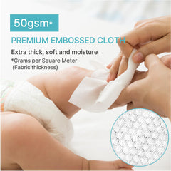 BEBESUP hypoallergenic wipes safe for newborns and delicate skin