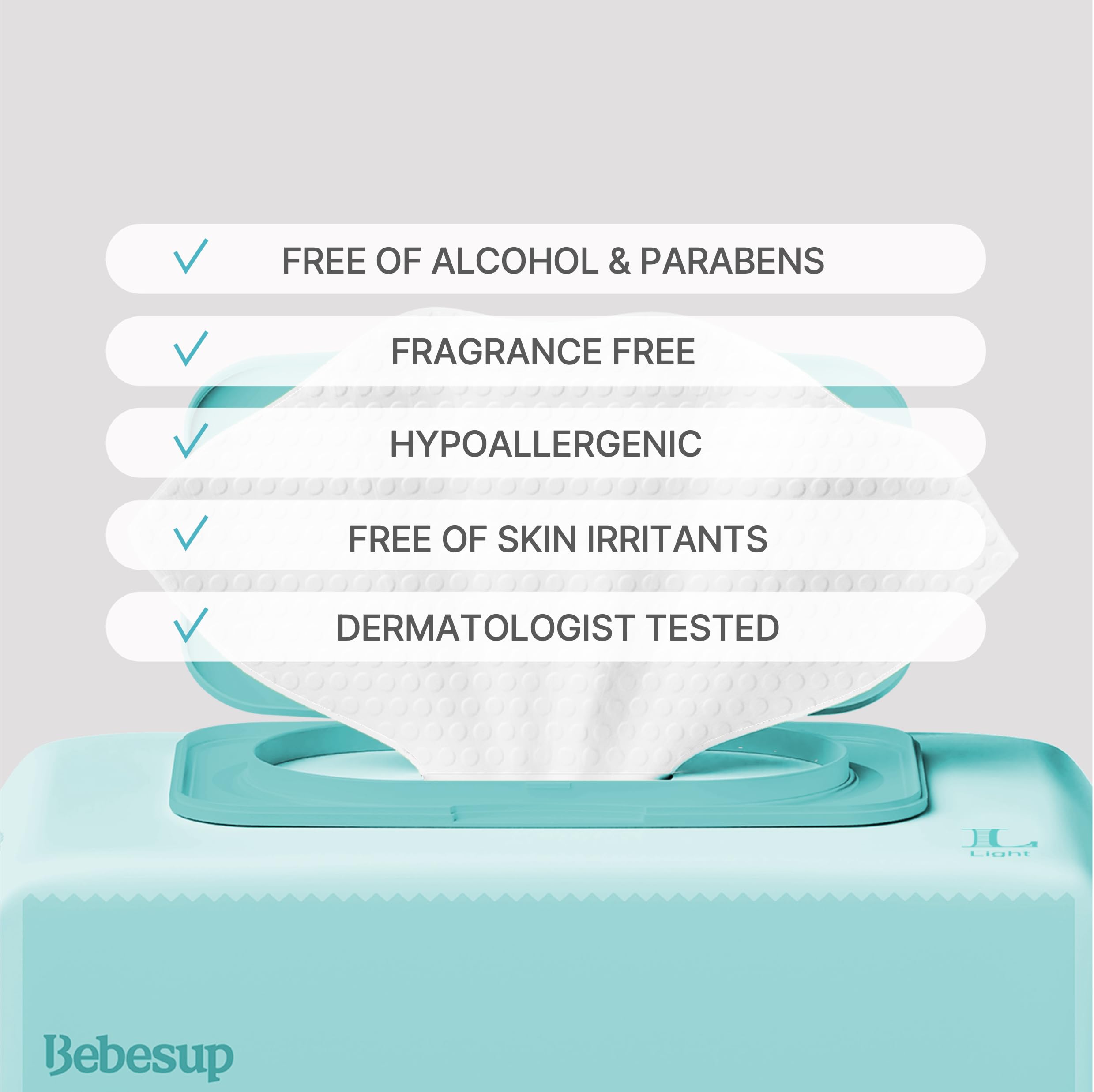 BEBESUP multipurpose wipes for baby care and household use