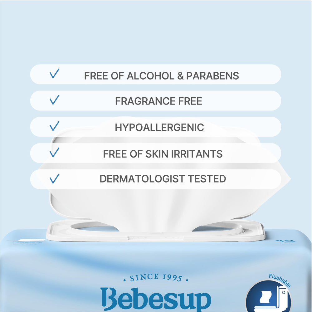 BEBESUP newborn diaper bag essential for on-the-go cleanups.