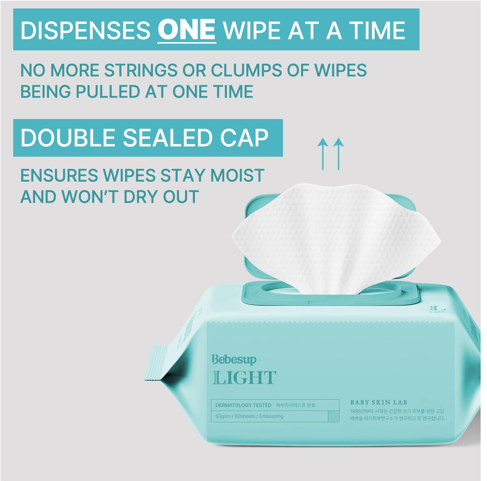 BEBESUP newborn essential wipes perfect for a diaper bag