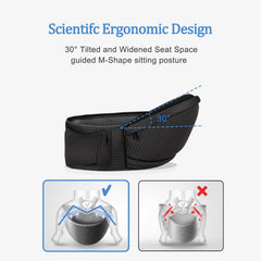 bebless Carrier shows safety buckles and reinforced straps in black for secure wear