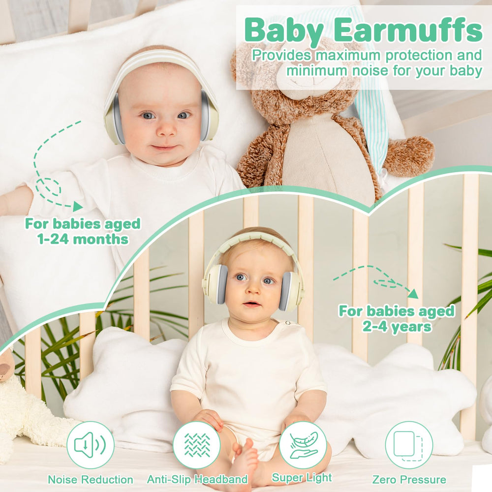 BEBOAN travel-ready ear muffs for airplane travel and noisy venues