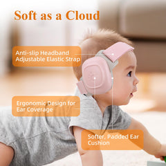 BEBOAN adjustable soft headband offers a secure fit without fontanel pressure