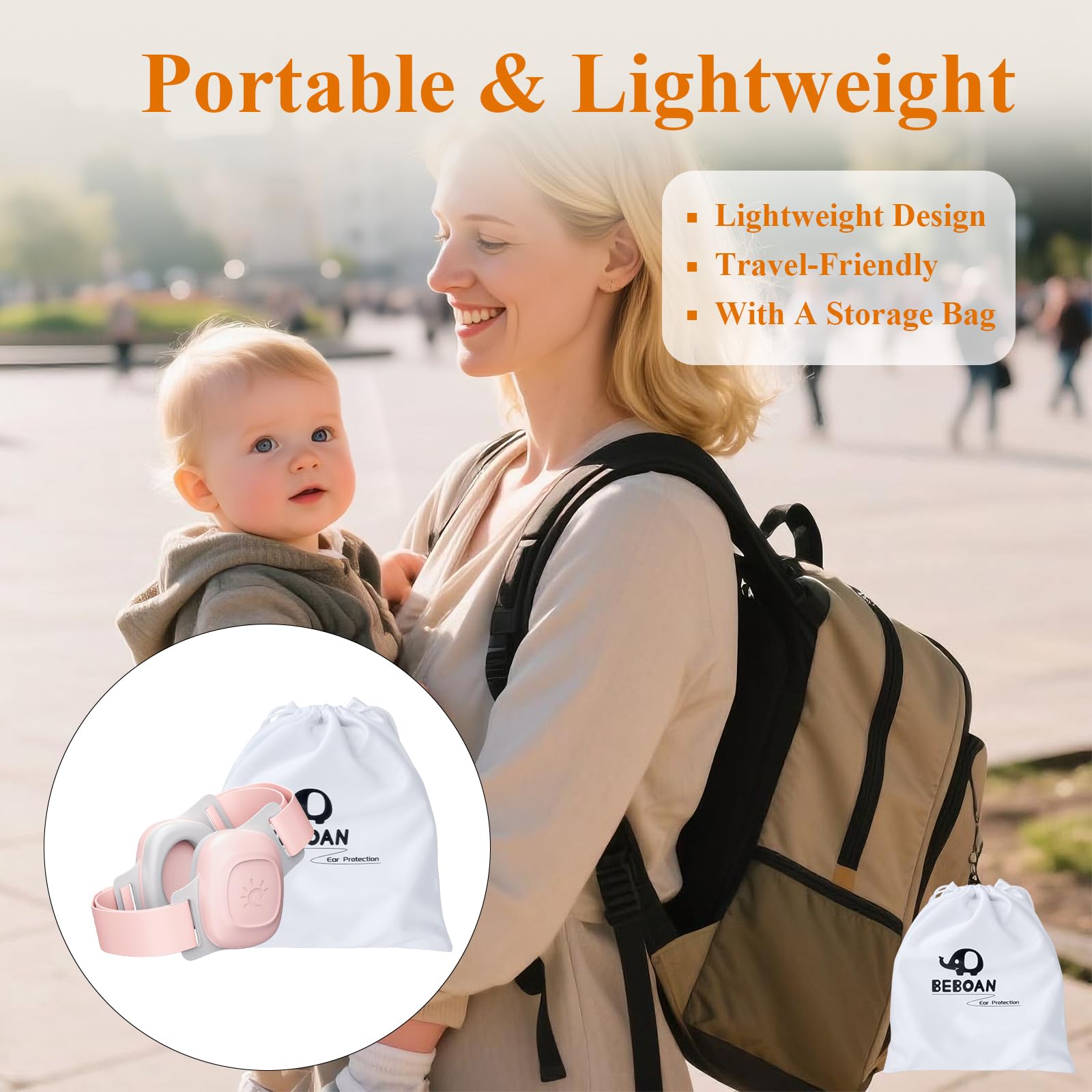 BEBOAN BPA-free materials ensure skin-friendly wear for babies