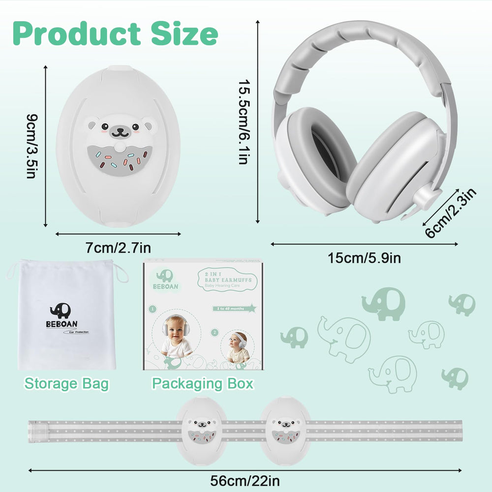 BEBOAN comfort-fit-0-36-months design supports growing babies during long outings